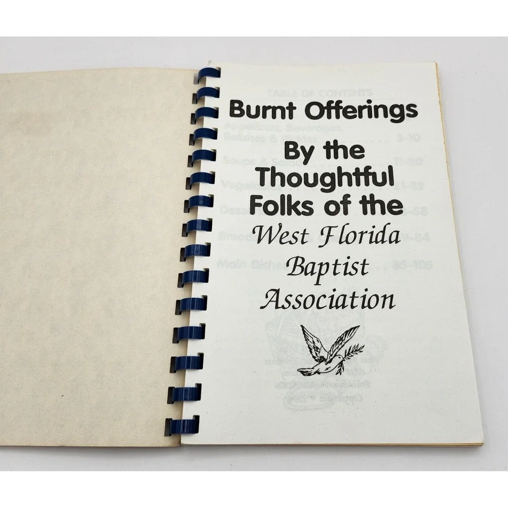 Burnt Offerings West Florida Baptist Association Cookbook Recipes‎ 1994